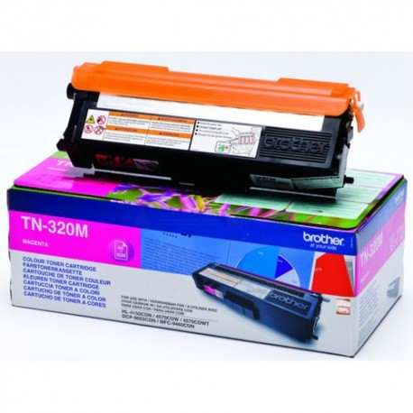 ORIGINAL Brother toner magenta TN-320M ~1500 PAGINE